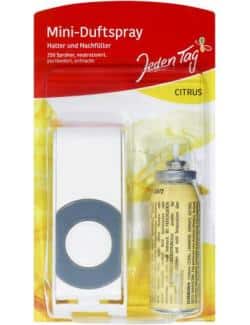 Jeden Tag Mini-Duftspray Halter + Nachfüller Citrus