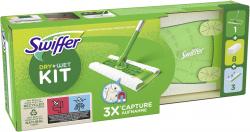 Swiffer Staubwischer Systemstarter (Bodenstab + 8 Trockentücher + 3 Wet Wischtücher)