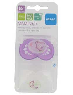 MAM Night Seidensauger Silikon 16+ Monate