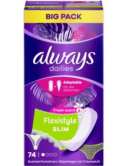 Always Dailies Flexistyle Slim Fresh Slipeinlagen