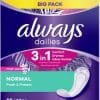 Always Dailies Fresh & Protect Normal Fresh Slipeinlagen