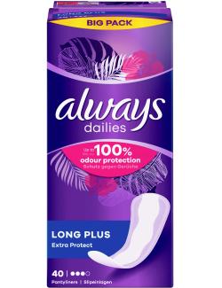Always Dailies Extra Protect Long Plus Slipeinlagen