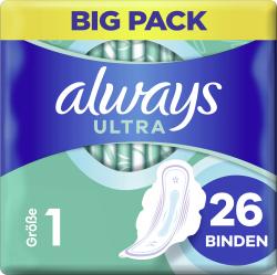 Always Ultra Damenbinden Normal (Größe 1) Mit Flügel BigPack