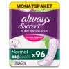 Always Discreet Inkontinenz-Einlagen Normal bei Blasenschwäche Monatspaket