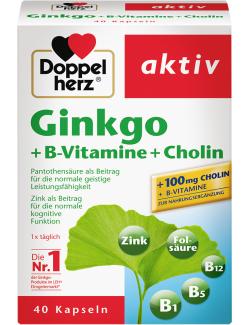 Doppelherz aktiv Gingko + B-Vitamine + Cholin Kapseln