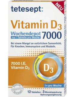 Tetesept Vitamin D3 7000 Wochendepot