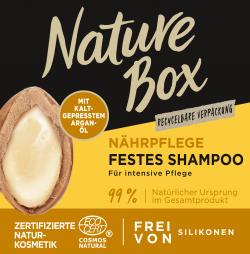 Nature Box Festes Shampoo Nährpflege mit Argan Öl