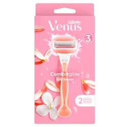 Venus Comfortglide Spa Breeze Rasierer mit 2 Klingenköpfen