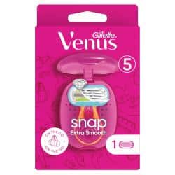 Venus Extra Smooth Snap Rasierer mit 1 Rasierklinge