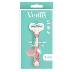 Venus Deluxe Smooth Sensitive RoseGold Rasierer mit 1 Rasierklinge