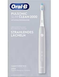 Oral-B Pulsonic Slim Clean 2000 elektrische Schallzahnbürste Grey