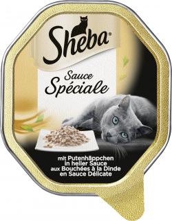 Sheba Sauce Spéciale mit Putenhäppchen in heller Sauce