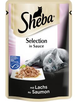 Sheba Selection mit Lachs in Sauce