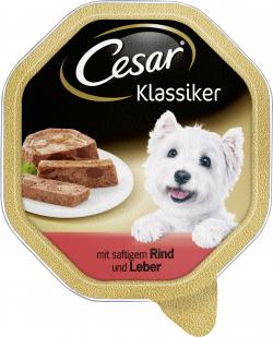 Cesar Klassiker mit Rind & Leber