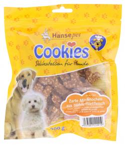 Hansepet Cookie's Miniknochen aus Hühnerfiletfleisch