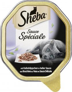 Sheba Sauce Spéciale mit Kalbshäppchen in heller Sauce