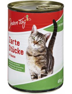 Jeden Tag Katze Zarte Stücke in Sauce mit Huhn