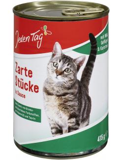 Jeden Tag Katze Zarte Stücke in Sauce mit Wild