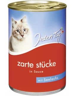 Jeden Tag Katze Zarte Stücke in Sauce Seelachs