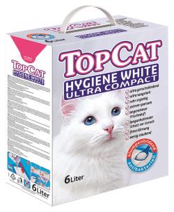 Top Cat Katzenstreu Hygiene White Ultra Compact