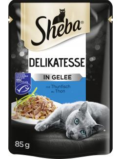 Sheba Delikatesse in Gelee mit Thunfisch