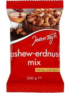 Jeden Tag Cashew-Erdnuss- Mix Honig/Salz