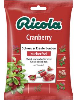 Ricola Cranberry zuckerfrei