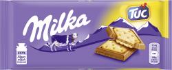 Milka Tafel Alpenmilch & Tuc Cracker