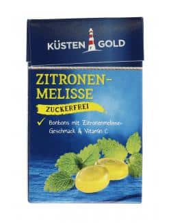 Küstengold Bonbons Zitronenmelisse zuckerfrei