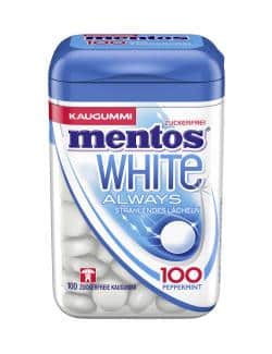 Mentos White Always Strahlendes Lächeln Peppermint