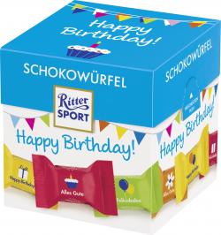 Ritter Sport Schokowürfel Happy Birthday