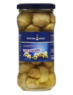 Küstengold Champignons ganze Köpfe 1. Wahl