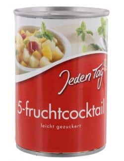 Jeden Tag 5-Fruchtcocktail leicht gezuckert