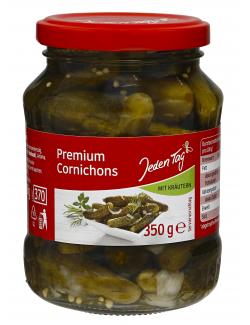 Jeden Tag Premium Cornichons mit Kräutern