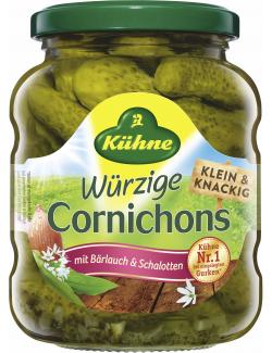 Kühne Cornichons mit Bärlauch & Schalotten