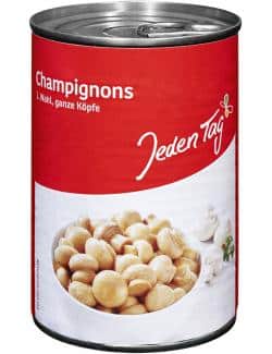 Jeden Tag Champignons I. Wahl ganze Köpfe