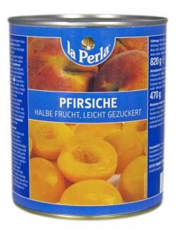 La Perla Pfirsiche halbe Frucht