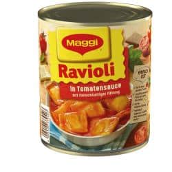 Maggi Ravioli in Tomatensauce