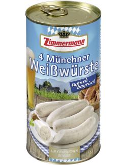 Zimmermann 4 Münchner Weißwürste