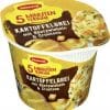 Maggi 5 Minuten Terrine Kartoffelbrei mit Röstzwiebeln & Croûtons