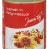 Jeden Tag Spaghetti in Bolognesesauce