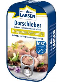 Larsen Dorschleber in eigenem Saft und Öl