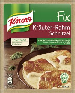 Knorr Fix Kräuter-Rahm Schnitzel