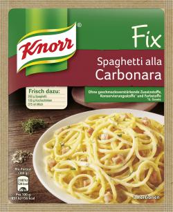 Knorr Fix Spaghetti alla Carbonara