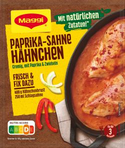 Maggi Fix für Paprika-Sahne Hähnchen