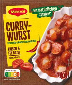 Maggi Fix für Currywurst