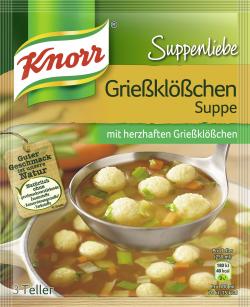 Knorr Suppenliebe Grießklößchen Suppe