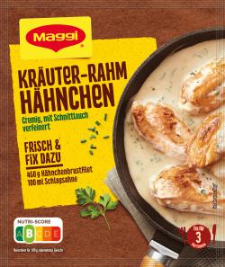 Maggi fix & frisch Kräuter-Rahm Hähnchen