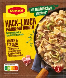 Maggi fix & frisch Hack-Lauch-Pfanne mit Nudeln