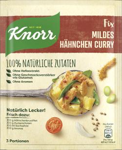 Knorr Natürlich Lecker! Hähnchen Curry